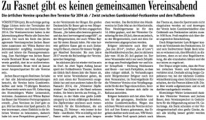 Terminabsprache der Vereine für 2014_BZ vom 08.11.2013